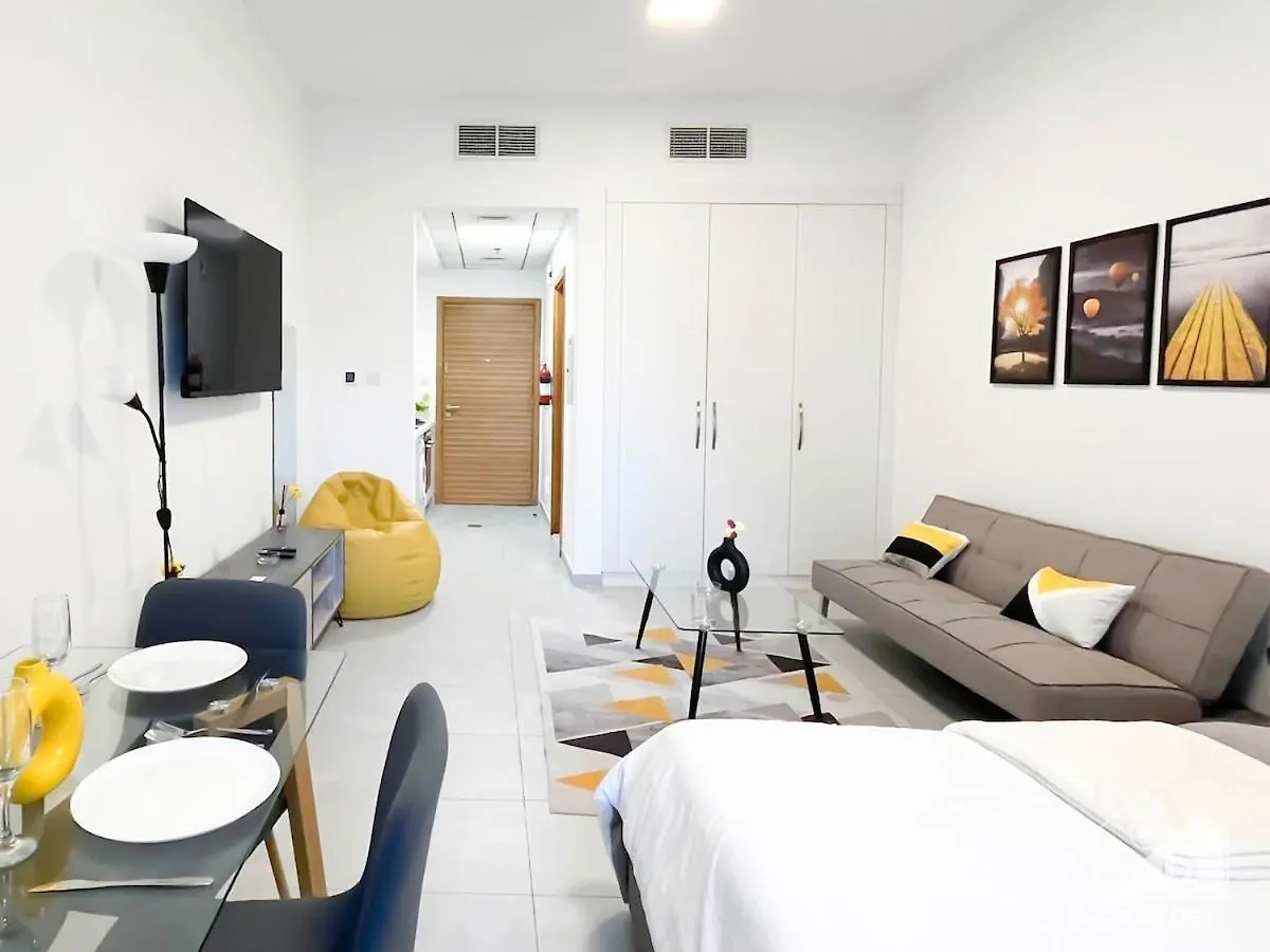 Garden View Studio Comfort At Sherena Residence Дубай ОАЭ