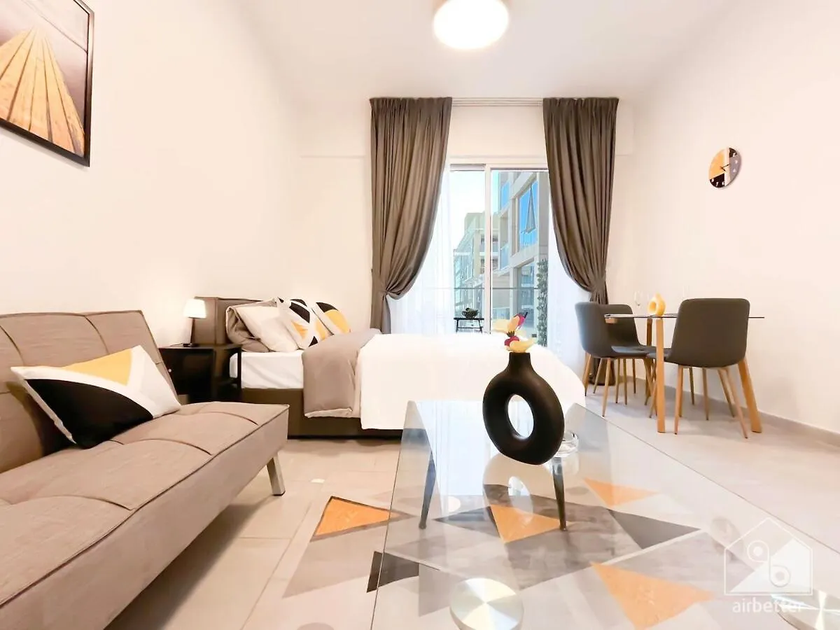Garden View Studio Comfort At Sherena Residence Дубай 0*,