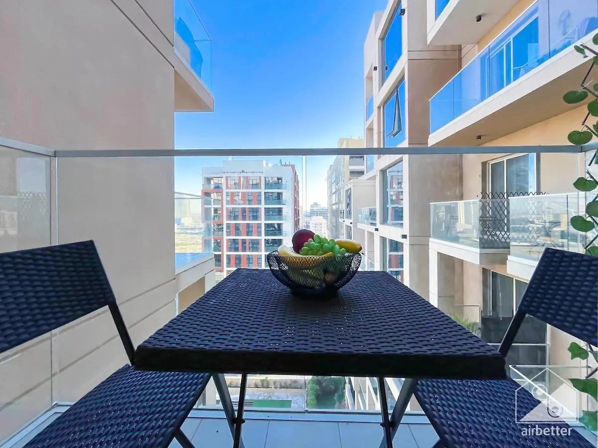 Garden View Studio Comfort At Sherena Residence Дубай Апартаменты